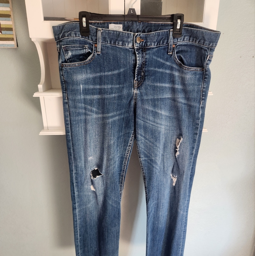 Gap 1969 real straight jeans 33/16r